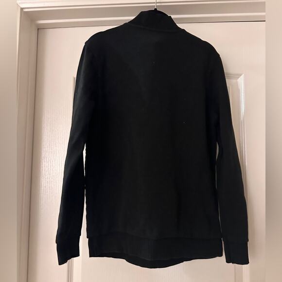 LC Waikiki grey and black quilted Henley sweater size small - Picture 3 of 3